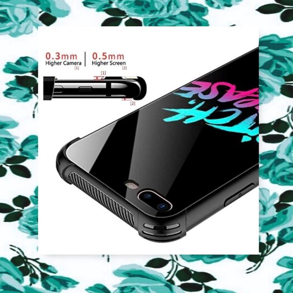 IPhone 7 Plus & 8 Plus "B;tch Please" Case and Matching Finger Ring Stand - Picture 3 of 13